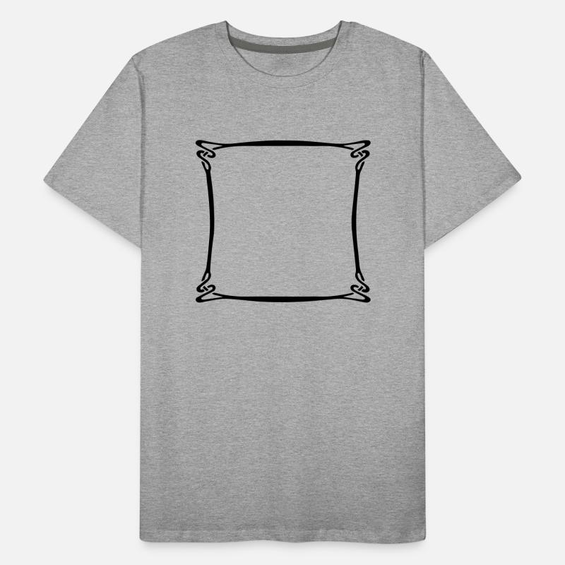 Rahmen frame Männer Premium Bio T-Shirt
