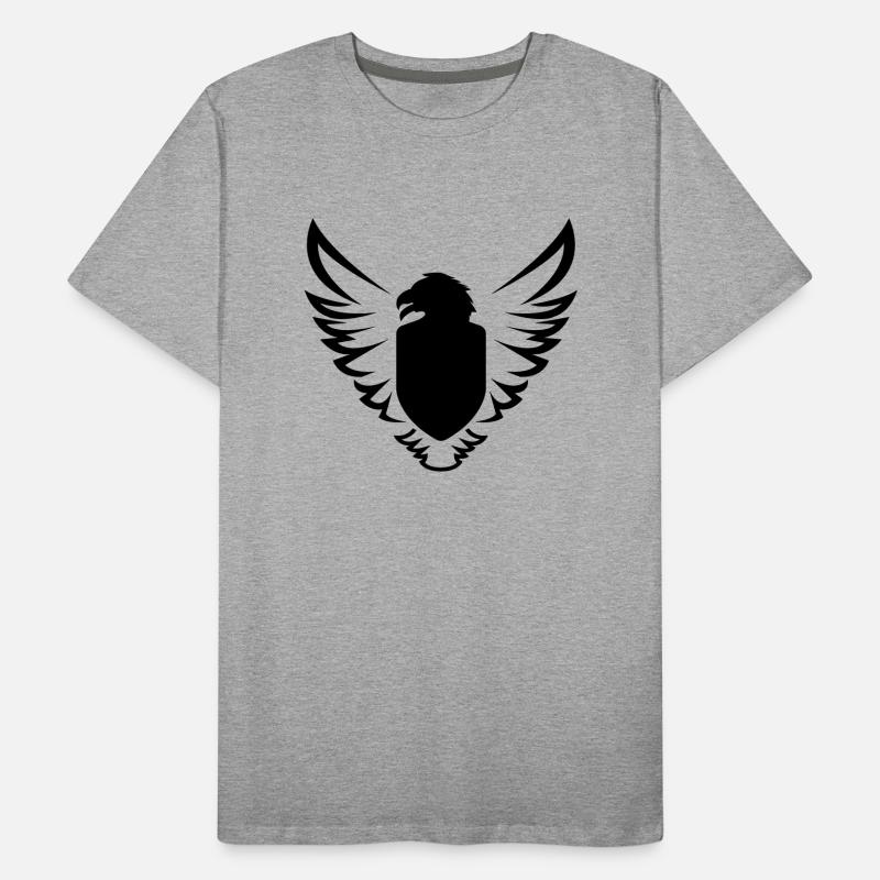 eagle-bird-shield-shield-shild-wing-01 Men's Premium Organic T-Shirt