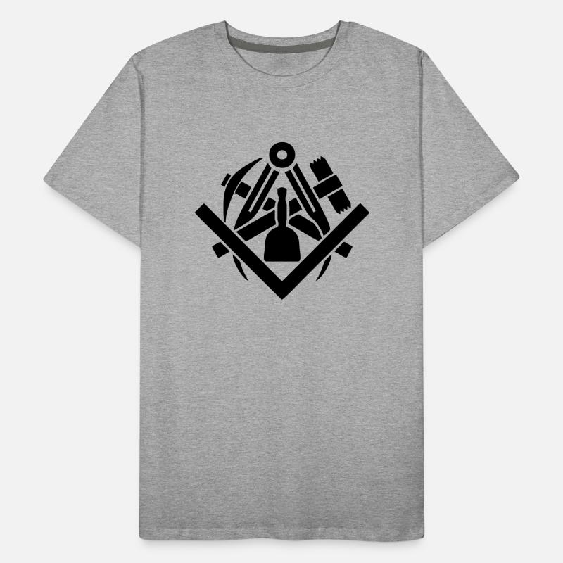 Artisanat de la guilde des tailleurs de pierre T-shirt bio Premium Homme