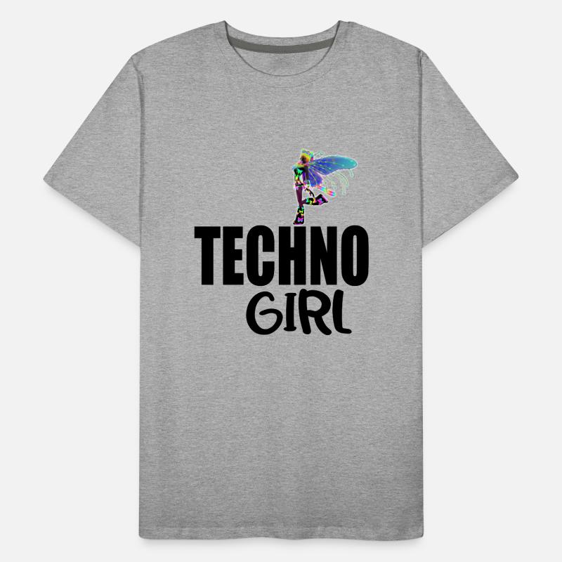 fille techno T-shirt bio Premium Homme