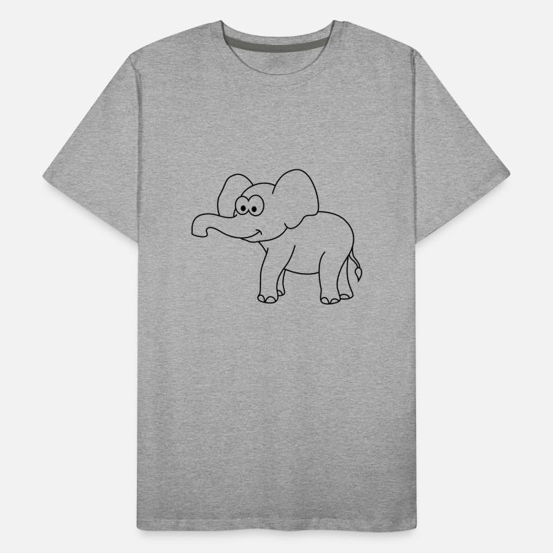 Elephant Comic Men's Premium Organic T-Shirt