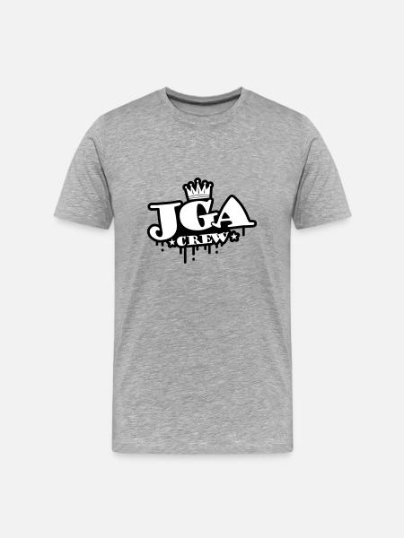 Jga Crew Bachelor Party - Men's Premium Organic T-Shirt - heather grey