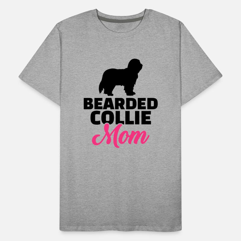 Bearded Collie Men's Premium Organic T-Shirt