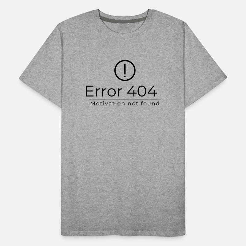 Error 404 Men's Premium Organic T-Shirt