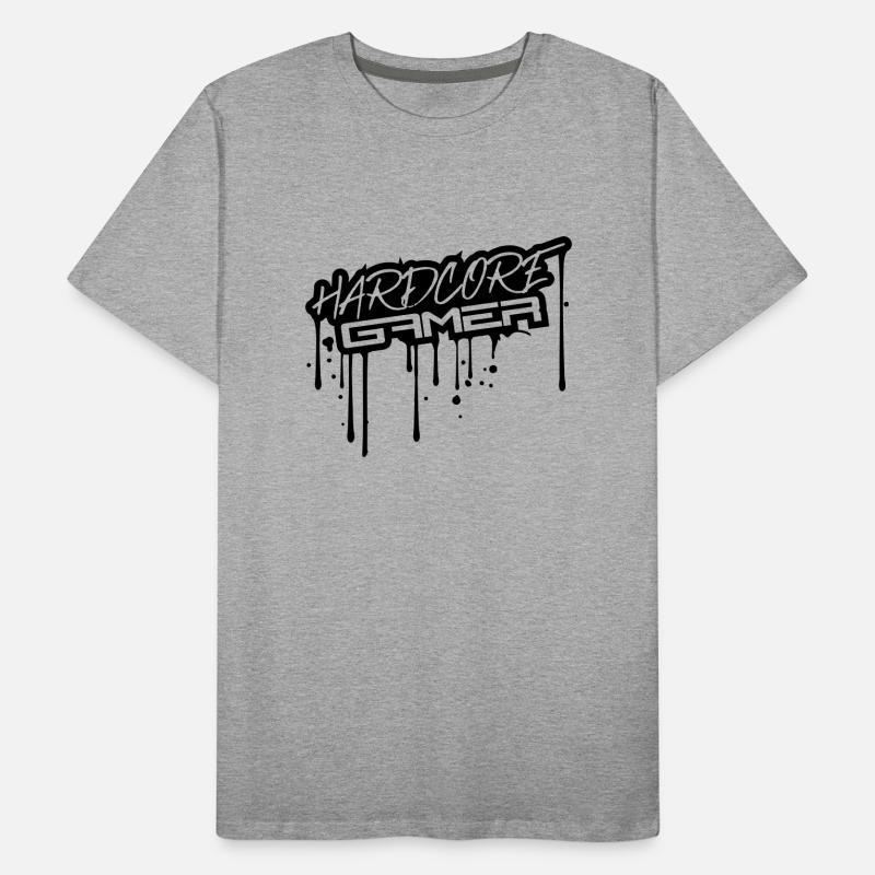 graffiti drop timbre couleur spray spray T-shirt bio Premium Homme