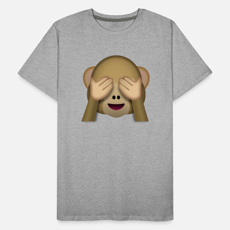 Monkey Face Emoi Men's Premium Organic T-Shirt