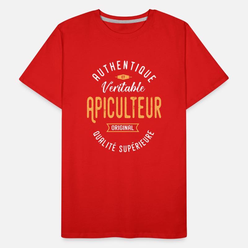 Professionelle Imker-authentische Geschenkzitate Männer Premium Bio T-Shirt