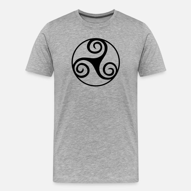 triskell - T-shirt bio Premium Homme - gris chiné