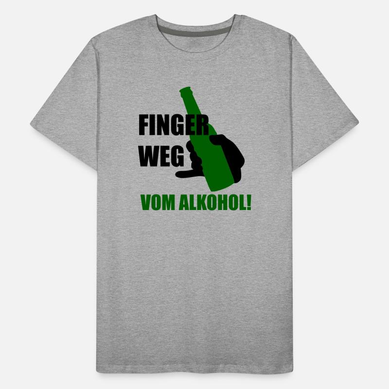 Éloignez-vous de l'alcool T-shirt bio Premium Homme
