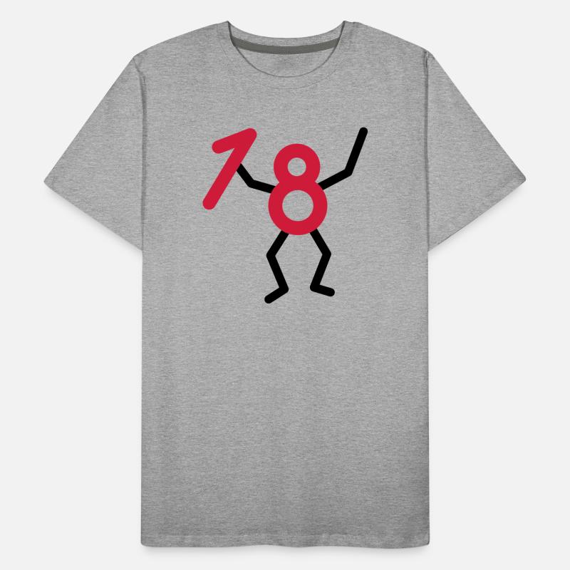 Endlich18 ! Männer Premium Bio T-Shirt