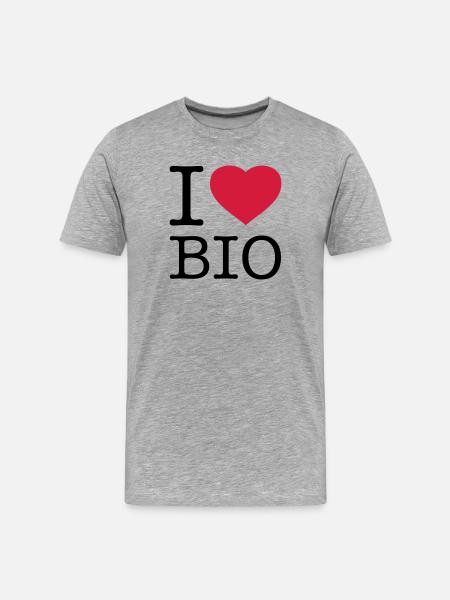 J’ADORE BIO - T-shirt bio Premium Homme - gris chiné