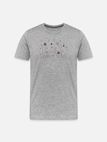 grashalme - Men's Premium Organic T-Shirt - heather grey