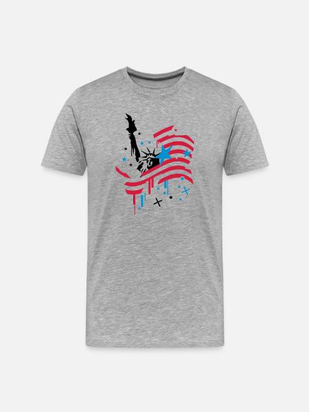 welcome - Men's Premium Organic T-Shirt - heather grey