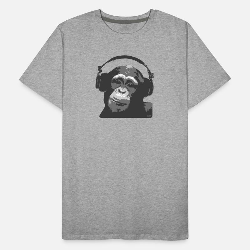 DJ MONKEY  Männer Premium Bio T-Shirt