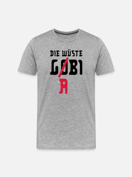 the desert g (o) (a) bilateral - Men's Premium Organic T-Shirt - heather grey