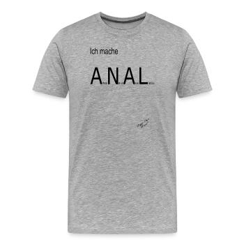 Alles Nur Aus Liebe - Männer Premium Bio T-Shirt - Grau meliert - Vorne - Damien (186cm)