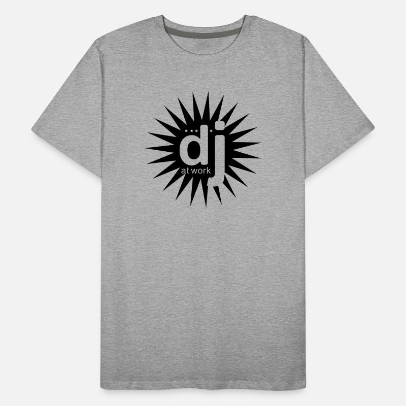 DJ au travail T-shirt bio Premium Homme