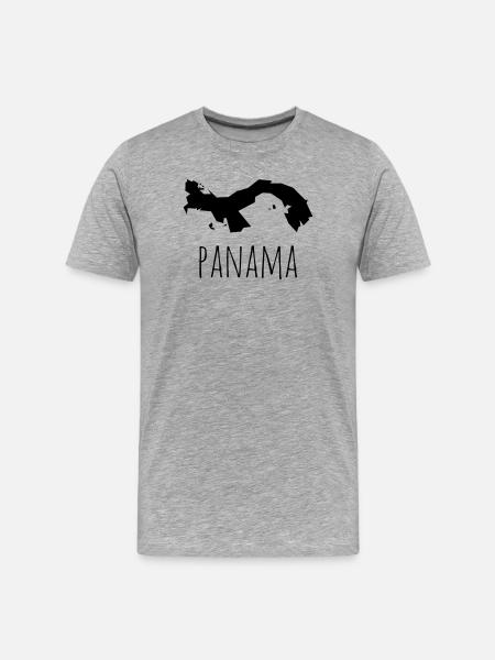 panama - T-shirt bio Premium Homme - gris chiné