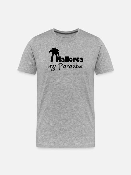 Mallorca Paradise - Men's Premium Organic T-Shirt - heather grey