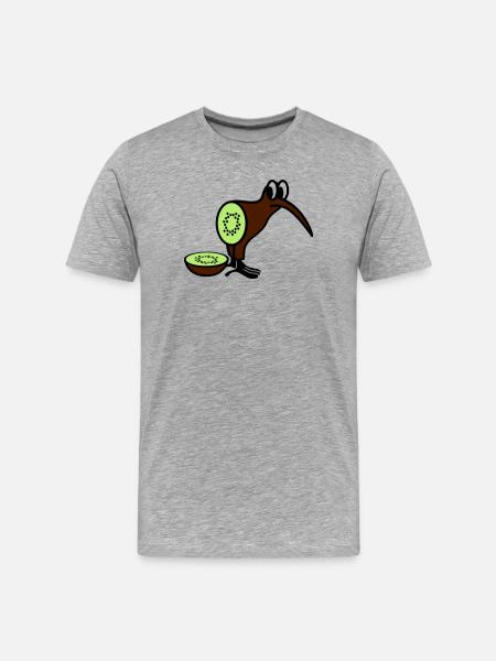 Kiwi - T-shirt bio Premium Homme - gris chiné