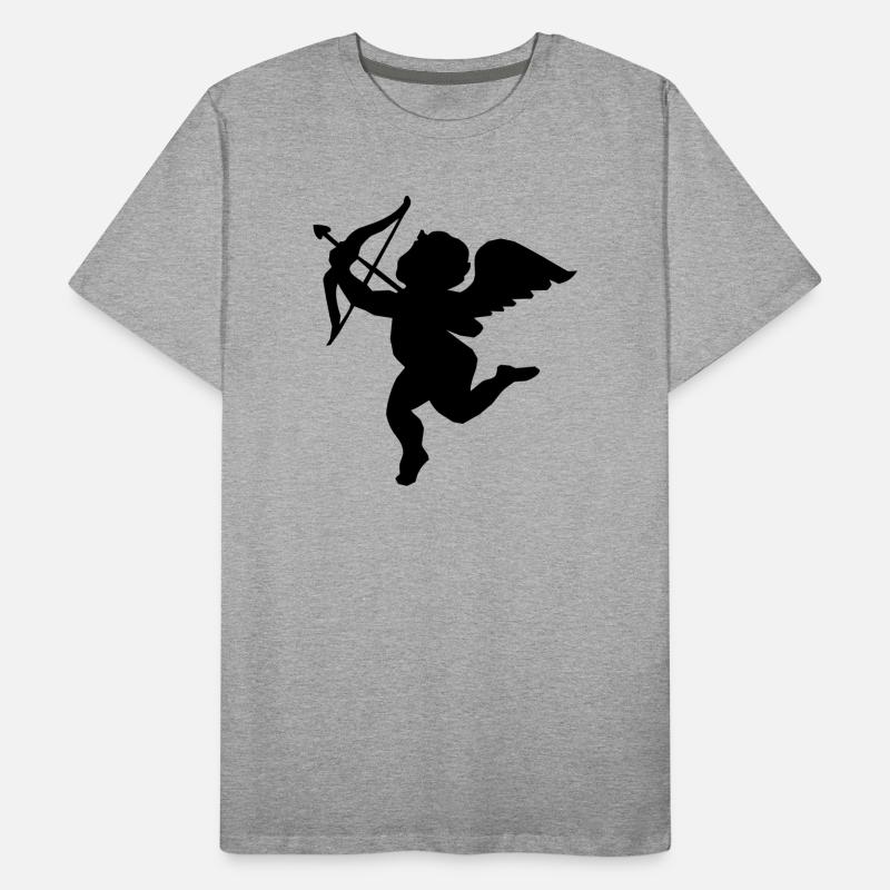 Engel mit Pfeil und Bogen  Männer Premium Bio T-Shirt