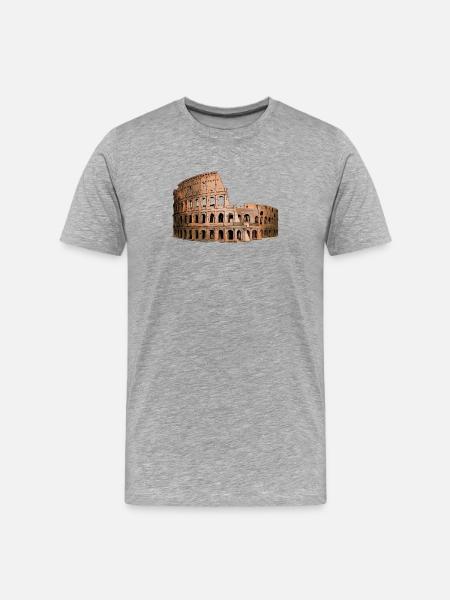 Colosseum - Men's Premium Organic T-Shirt - heather grey