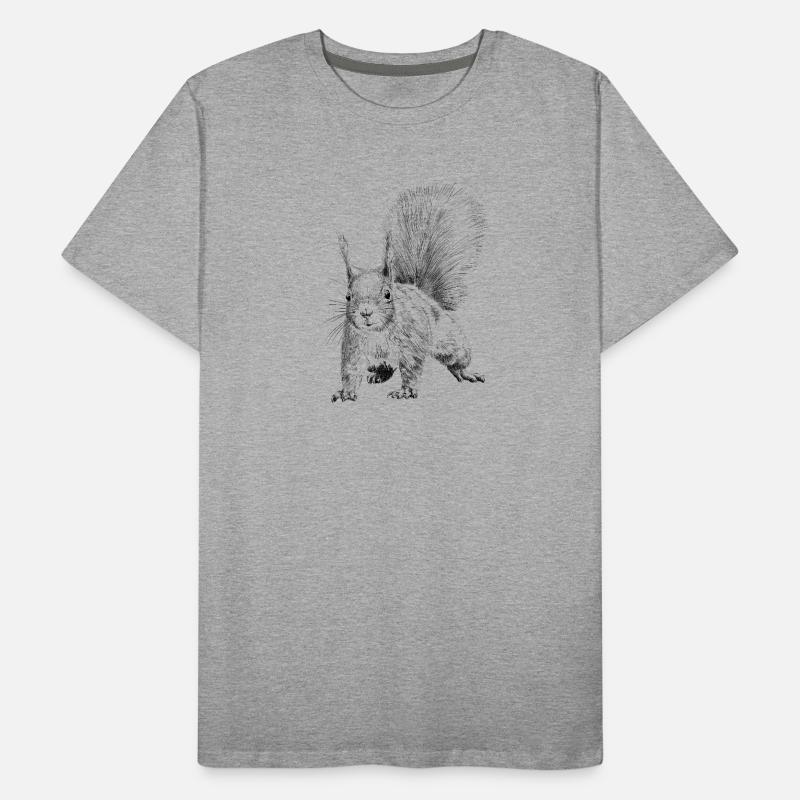 squirrel T-shirt bio Premium Homme
