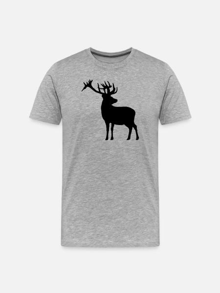 deer - T-shirt bio Premium Homme - gris chiné