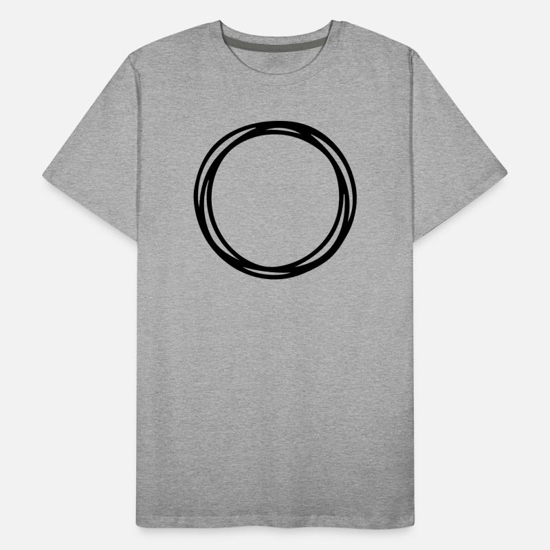 Cercles et cercles T-shirt bio Premium Homme