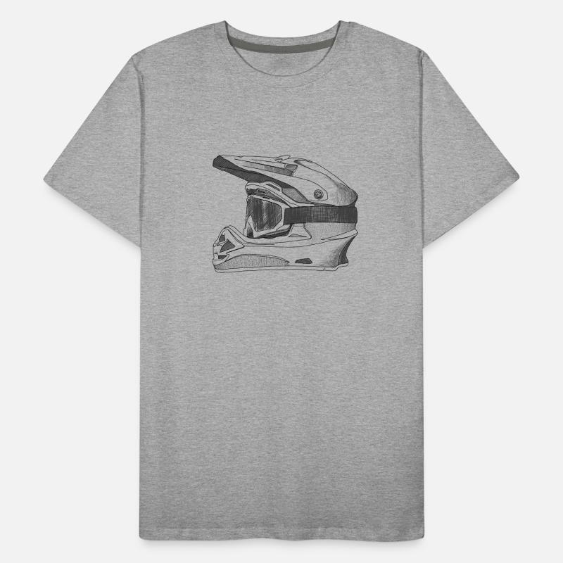 Helm Männer Premium Bio T-Shirt