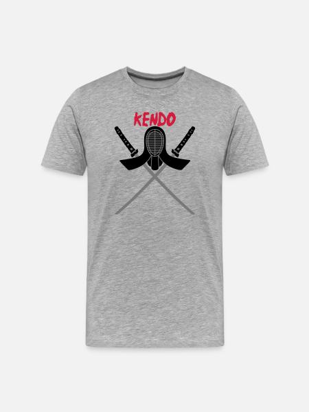 KENDO - T-shirt bio Premium Homme - gris chiné