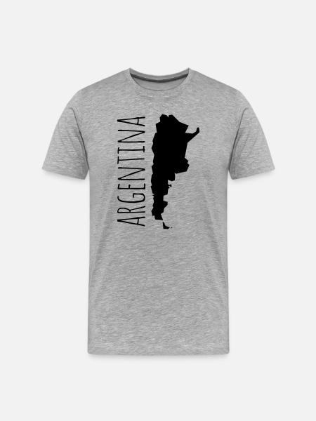 Argentina - Men's Premium Organic T-Shirt - heather grey