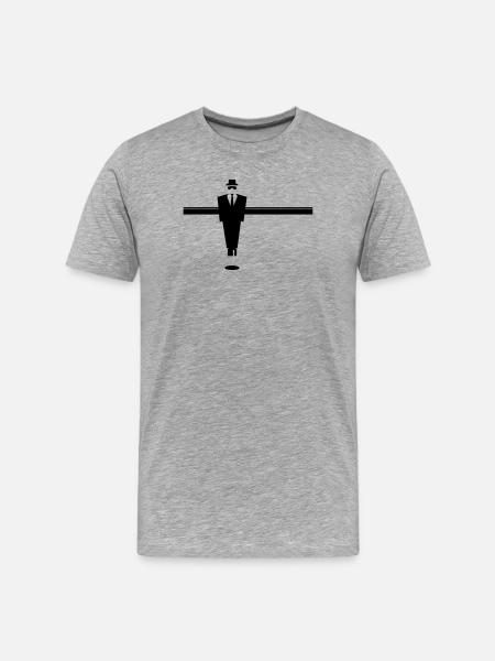 table soccer - Men's Premium Organic T-Shirt - heather grey