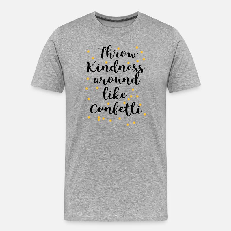 Freundlich - Männer Premium Bio T-Shirt - Grau meliert