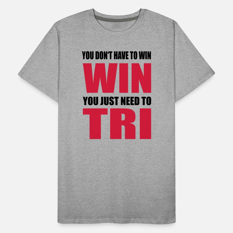 Triathlon Men's Premium Organic T-Shirt