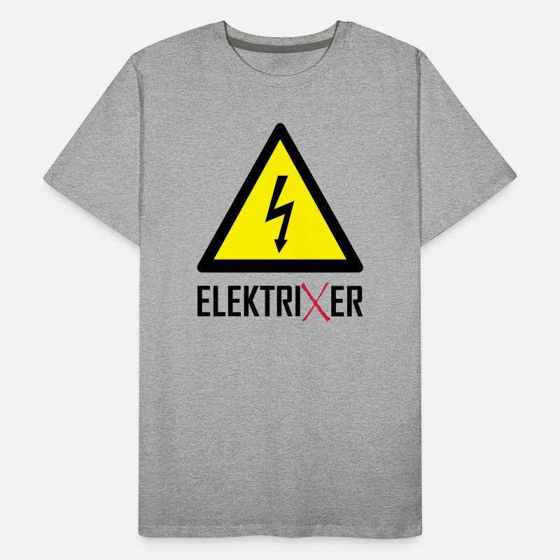 ElektriXer Elektriker Blitz Pfeil Männer Premium Bio T-Shirt
