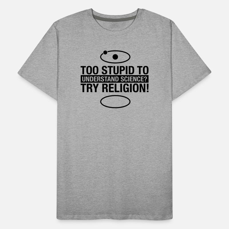 science-religion Männer Premium Bio T-Shirt