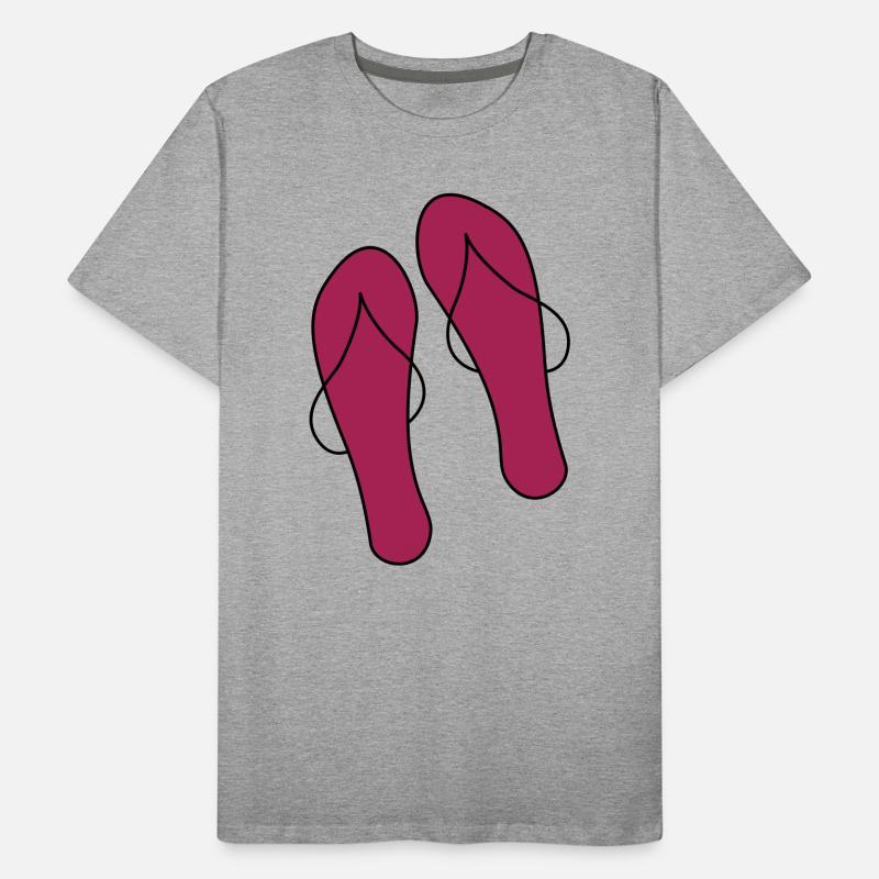 flip flops Men's Premium Organic T-Shirt