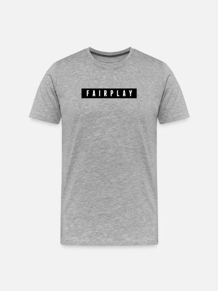 Fairplay - T-shirt bio Premium Homme - gris chiné
