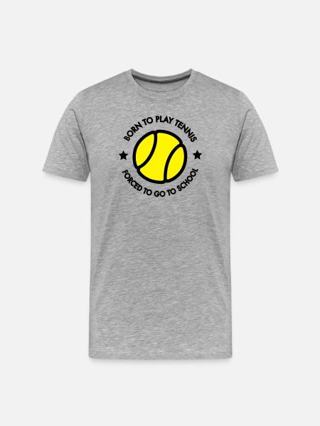 Tennis Kid - T-shirt bio Premium Homme - gris chiné