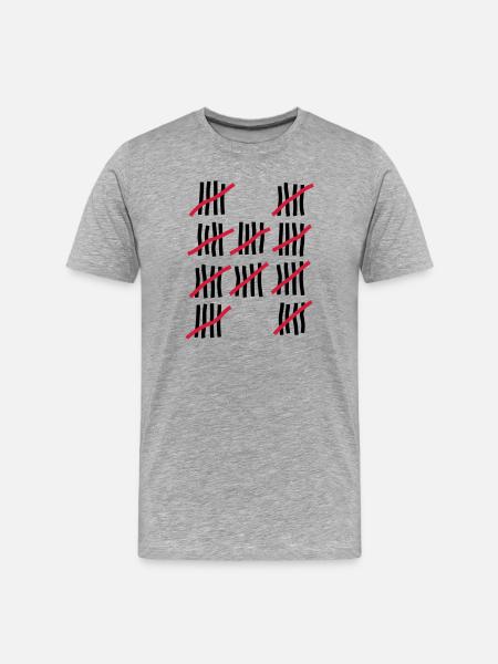 Birthday 50 years - Men's Premium Organic T-Shirt - heather grey