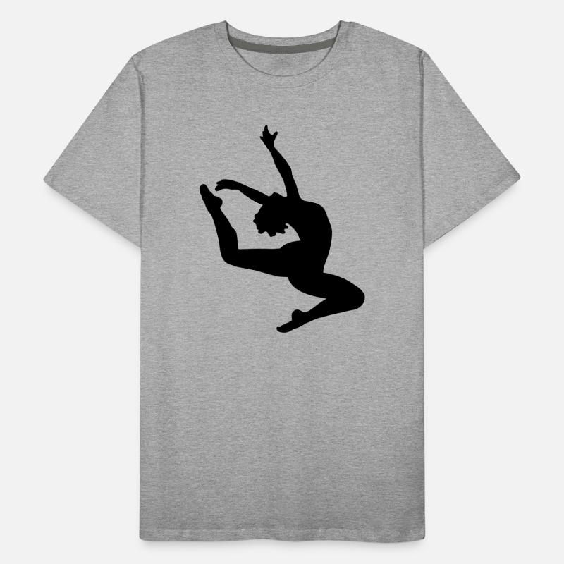 Springen Mädchen Männer Premium Bio T-Shirt