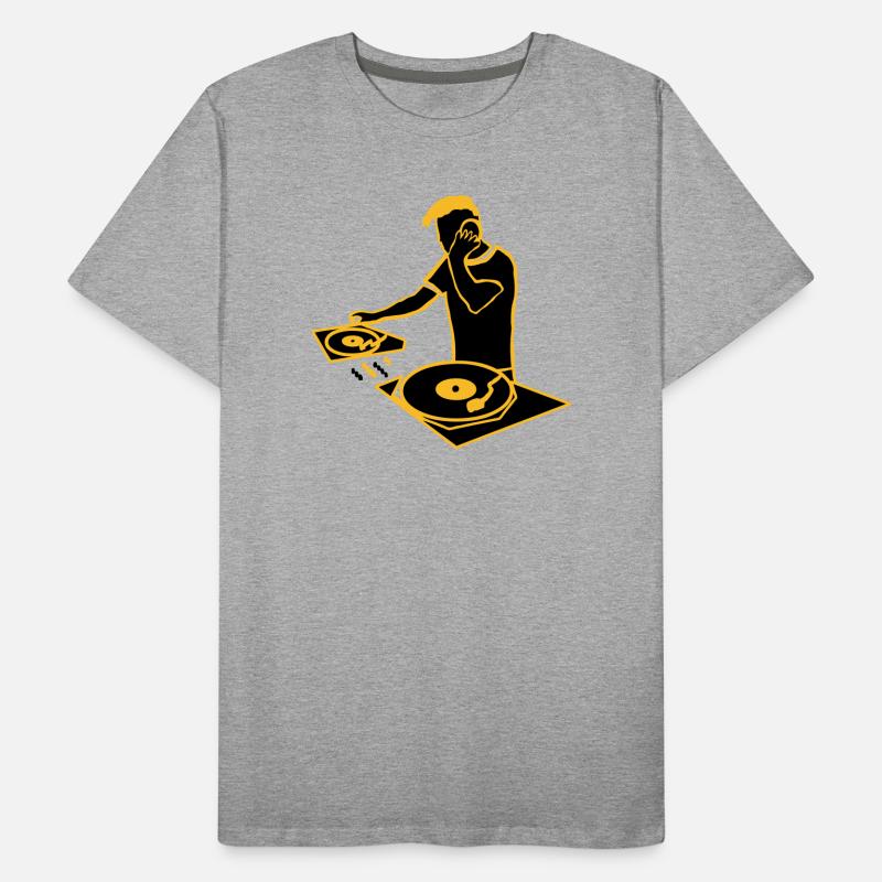 dj_2 Männer Premium Bio T-Shirt