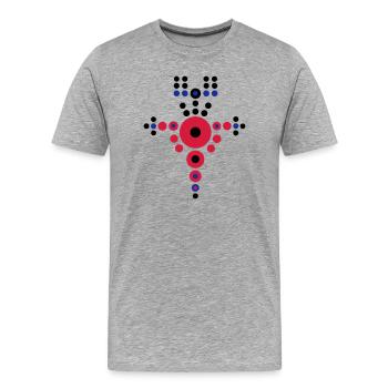 viking - Men's Premium Organic T-Shirt - heather grey - Front - Damien (186cm)