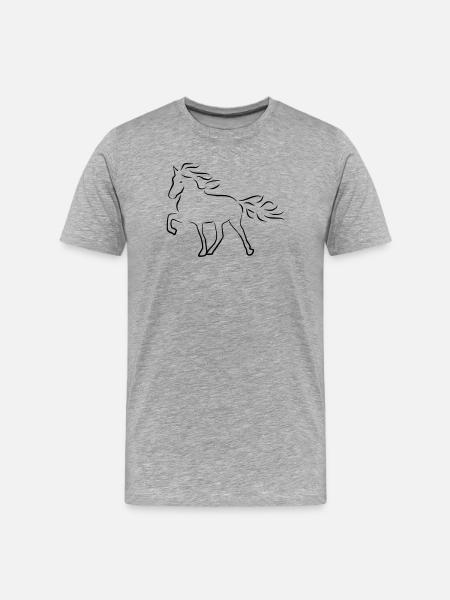 2541614 14630838 - T-shirt bio Premium Homme - gris chiné