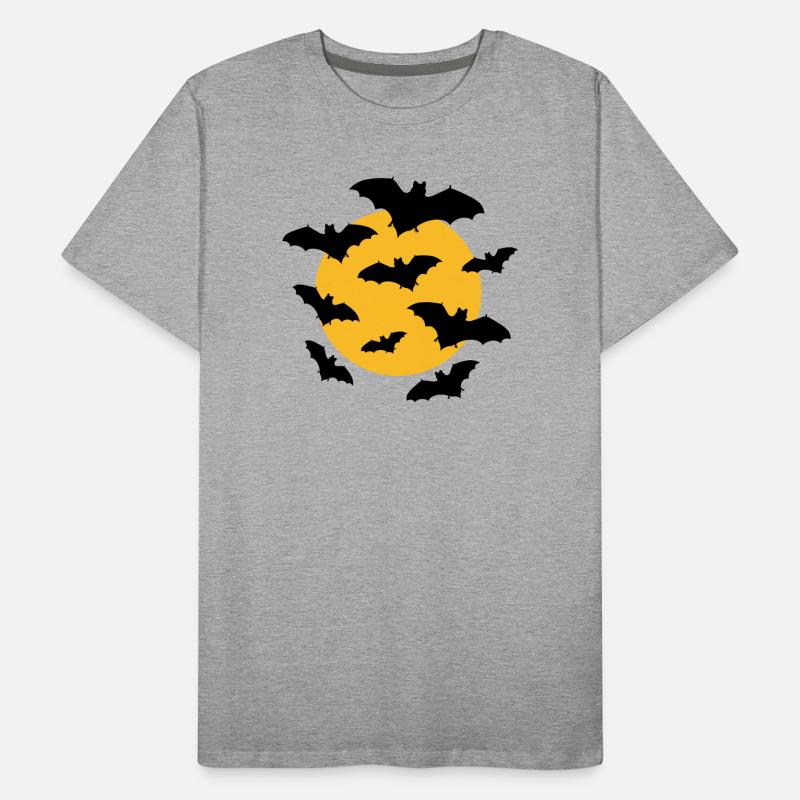 Bats & Moon T-shirt bio Premium Homme