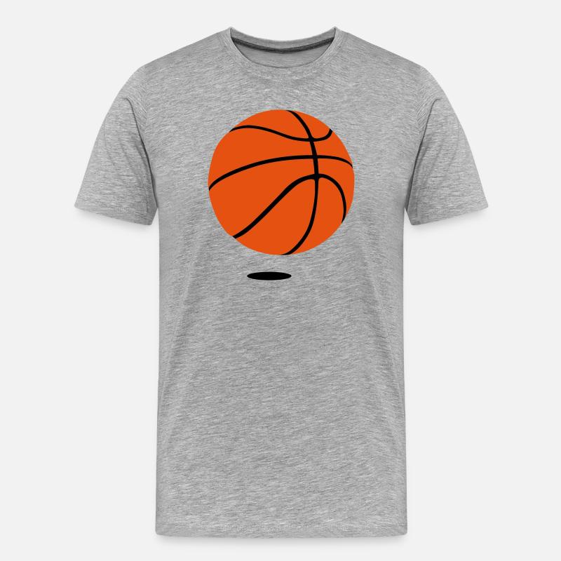 Basketball - Deluxe edition - 2c 2 shadow - Men's Premium Organic T-Shirt - heather grey