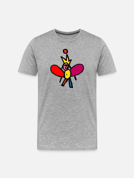 Elfenkönigin - Men's Premium Organic T-Shirt - heather grey