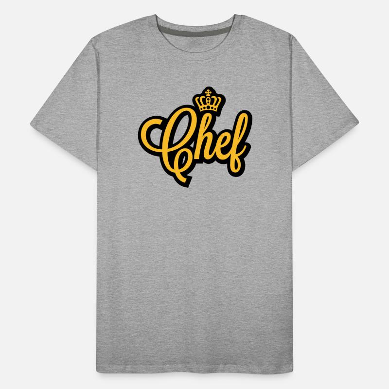 Chef | Crown | Krone Men's Premium Organic T-Shirt