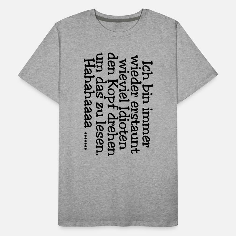 Head spin - idiots Men's Premium Organic T-Shirt